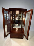 Vitrina antigua de caoba con puertas de cristal - Cositas Antiguas – La Guadaña, Anticuarios Online en Jerez , vender antigüedades, muebles antiguos
