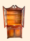 Libería antigua de caoba con escritorio y alacena - Cositas Antiguas – La Guadaña, Anticuarios Online en Jerez , vender antigüedades, muebles antiguos