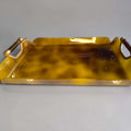 Bandeja de metacrilato estilo carey con asas - Cositas Antiguas – La Guadaña, Anticuarios Online en Jerez , vender antigüedades, muebles antiguos