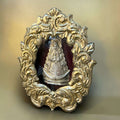 Relicario plateado Virgen del Rocío decorativo - Cositas Antiguas – La Guadaña, Anticuarios Online en Jerez , vender antigüedades, muebles antiguos