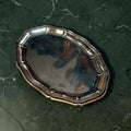 Bandeja de metal plateado antigua decorativa - Cositas Antiguas – La Guadaña, Anticuarios Online en Jerez , vender antigüedades, muebles antiguos