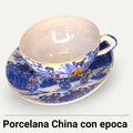 Juego de tazas de porcelana con motivos chinos y platos - Cositas Antiguas – La Guadaña, Anticuarios Online en Jerez , vender antigüedades, muebles antiguos