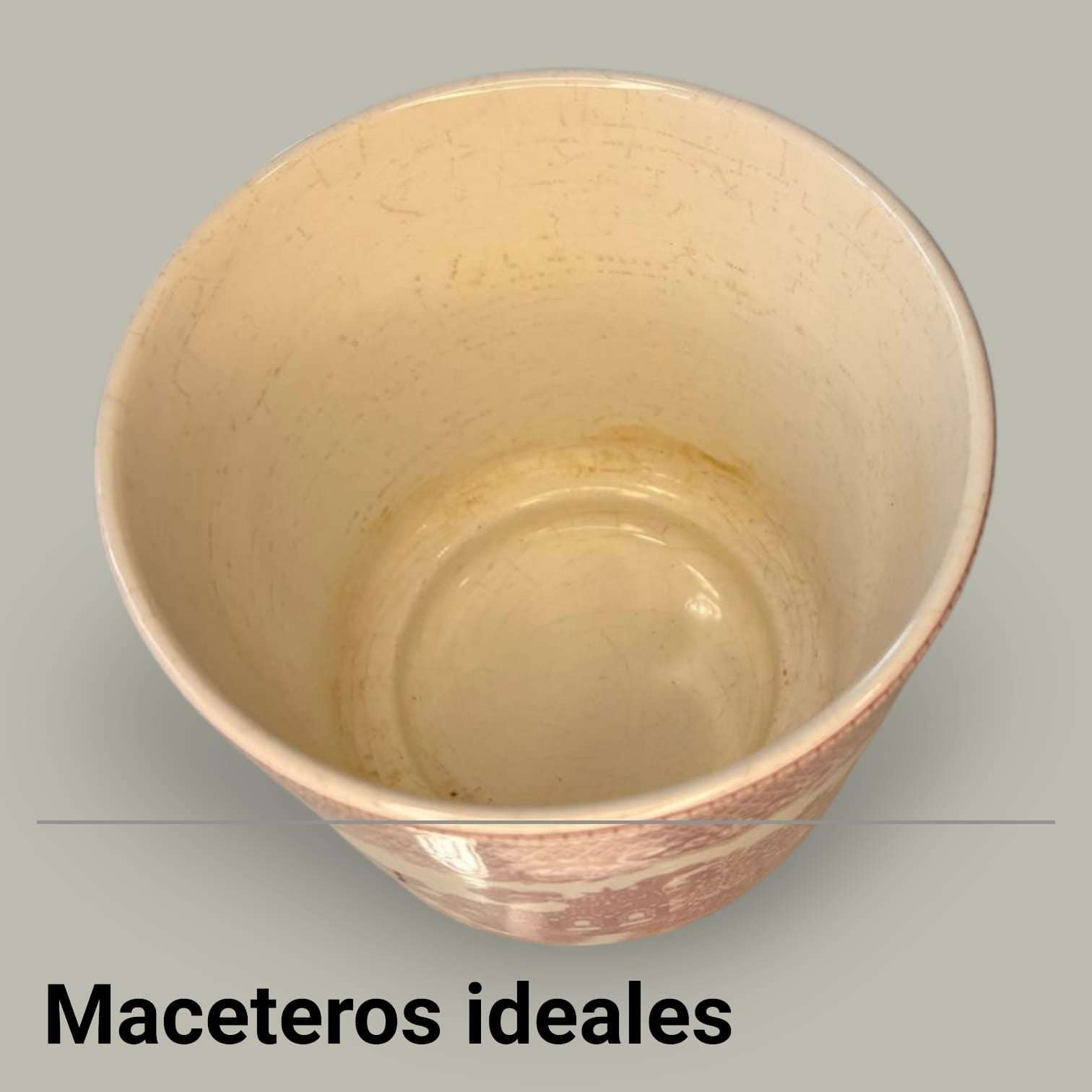 Maceteros Willow de porcelana roja Made in Spain únicos - Cositas Antiguas – La Guadaña, Anticuarios Online en Jerez , vender antigüedades, muebles antiguos