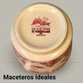 Maceteros Willow de porcelana roja Made in Spain únicos - Cositas Antiguas – La Guadaña, Anticuarios Online en Jerez , vender antigüedades, muebles antiguos