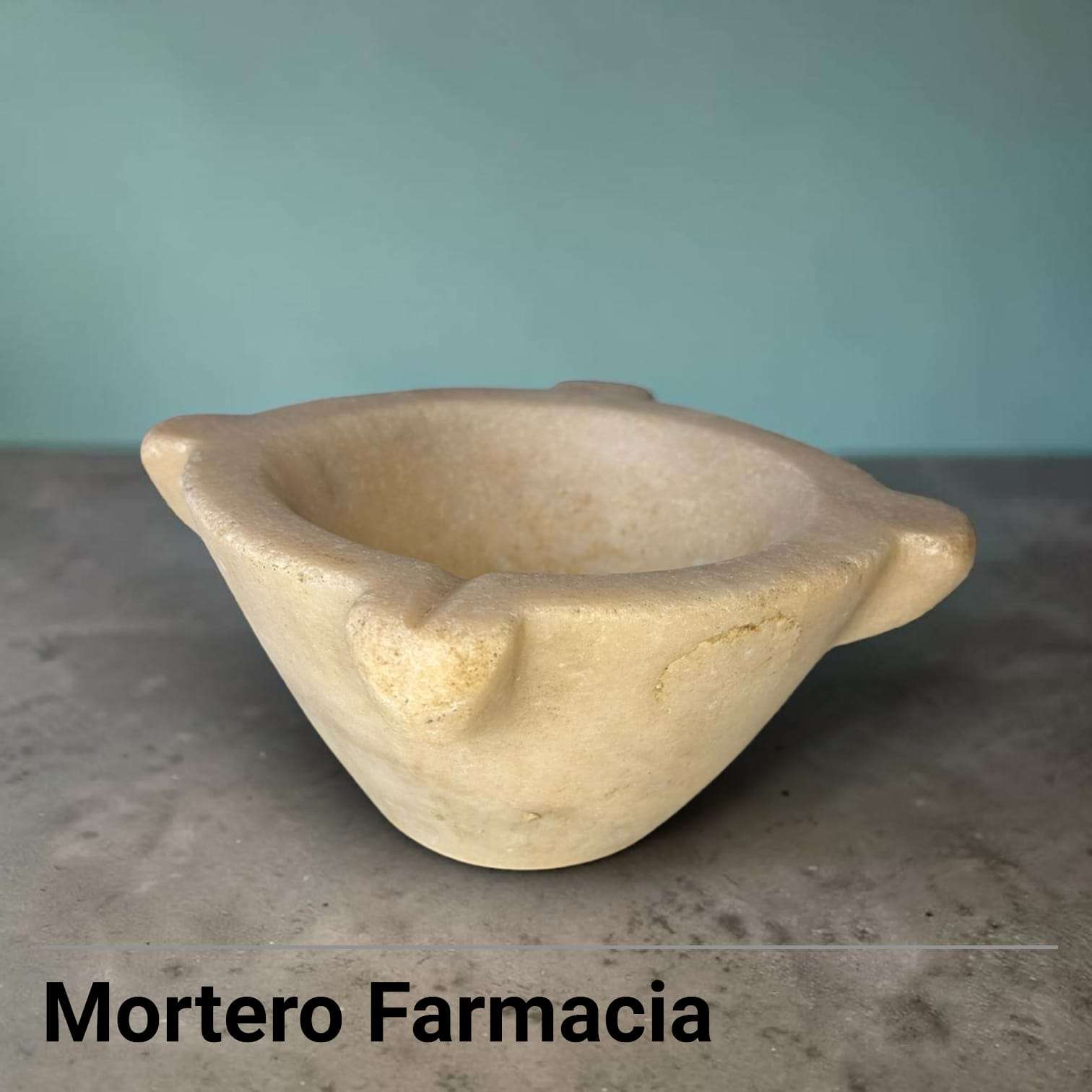 Mortero de farmacia antiguo de mármol para decorar - Cositas Antiguas – La Guadaña, Anticuarios Online en Jerez , vender antigüedades, muebles antiguos