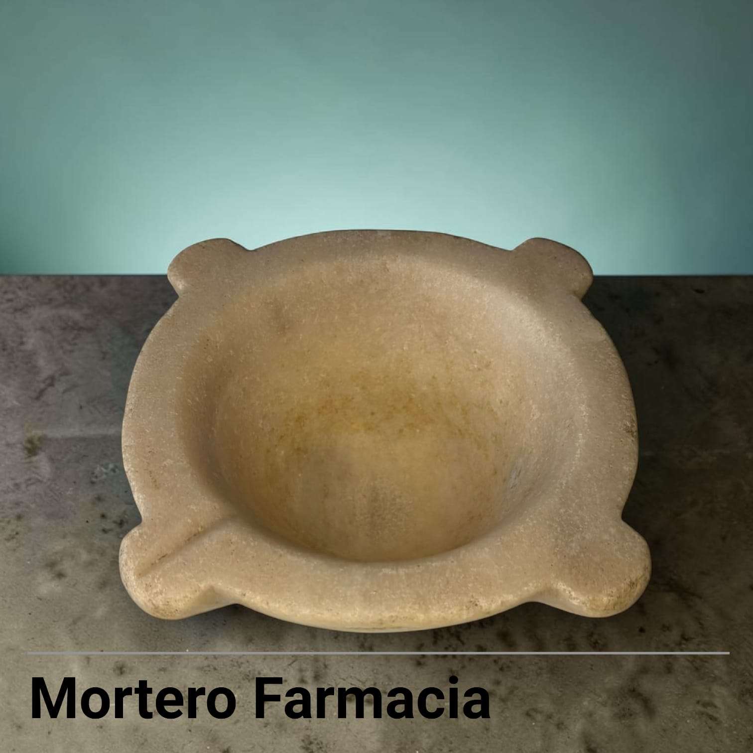 Mortero de farmacia antiguo de mármol para decorar - Cositas Antiguas – La Guadaña, Anticuarios Online en Jerez , vender antigüedades, muebles antiguos