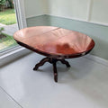 Mesa de caoba antigua extensible para comedor clásico - Cositas Antiguas – La Guadaña, Anticuarios Online en Jerez , vender antigüedades, muebles antiguos
