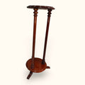 Pedestal de caoba para plantas con diseño torneado - Cositas Antiguas – La Guadaña, Anticuarios Online en Jerez , vender antigüedades, muebles antiguos