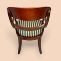 Sillón Biedermeier de caoba con asiento tapizado | pieza con historia - Cositas Antiguas – La Guadaña, Anticuarios Online en Jerez , vender antigüedades, muebles antiguos