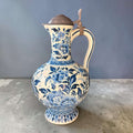 Jarra Delft azul y blanca antigua con tapa de peltre - Cositas Antiguas – La Guadaña, Anticuarios Online en Jerez , vender antigüedades, muebles antiguos