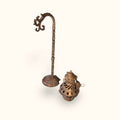 Botafumeiro decorativo antiguo de metal plateado único - Cositas Antiguas – La Guadaña, Anticuarios Online en Jerez , vender antigüedades, muebles antiguos