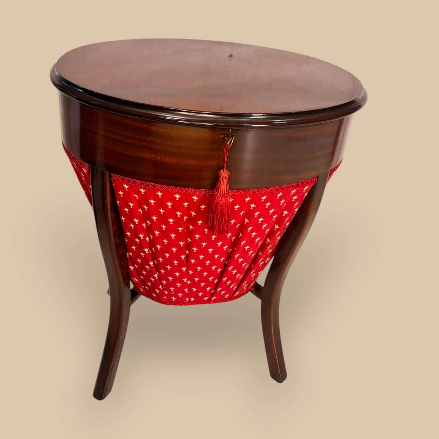 Mesa de costura eduardiana de caoba antigua única - Cositas Antiguas – La Guadaña, Anticuarios Online en Jerez , vender antigüedades, muebles antiguos