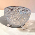 Bombonera de cristal con tapa y relieves única - Cositas Antiguas – La Guadaña, Anticuarios Online en Jerez , vender antigüedades, muebles antiguos