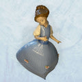 Porcelana Lladró Niña con vestido azul única - Cositas Antiguas – La Guadaña, Anticuarios Online en Jerez , vender antigüedades, muebles antiguos