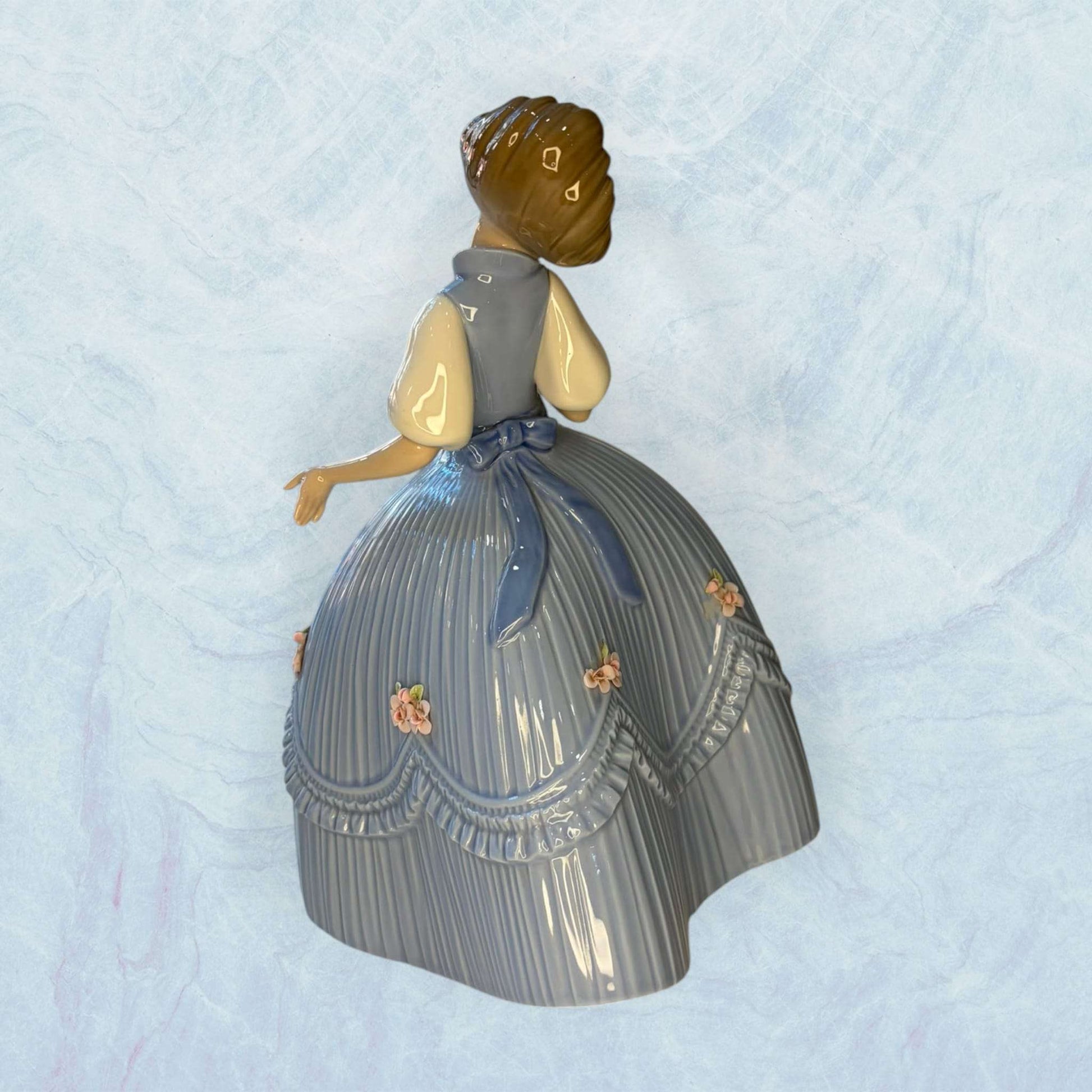 Porcelana Lladró Niña con vestido azul única - Cositas Antiguas – La Guadaña, Anticuarios Online en Jerez , vender antigüedades, muebles antiguos