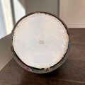 Jardinera china Famille Rose negra con soporte de madera - Cositas Antiguas – La Guadaña, Anticuarios Online en Jerez , vender antigüedades, muebles antiguos
