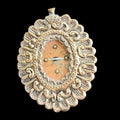 Relicario antiguo con fragmento de túnica bordada - Cositas Antiguas – La Guadaña, Anticuarios Online en Jerez , vender antigüedades, muebles antiguos