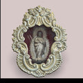 Relicario de la Inmaculada en metal plateado - Cositas Antiguas – La Guadaña, Anticuarios Online en Jerez , vender antigüedades, muebles antiguos