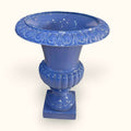 Copa florero celeste de cerámica esmaltada decorativa - Cositas Antiguas – La Guadaña, Anticuarios Online en Jerez , vender antigüedades, muebles antiguos