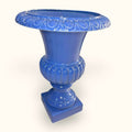 Copa florero celeste de cerámica esmaltada decorativa - Cositas Antiguas – La Guadaña, Anticuarios Online en Jerez , vender antigüedades, muebles antiguos