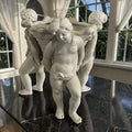 Centro de mesa de porcelana con querubines clásico - Cositas Antiguas – La Guadaña, Anticuarios Online en Jerez , vender antigüedades, muebles antiguos