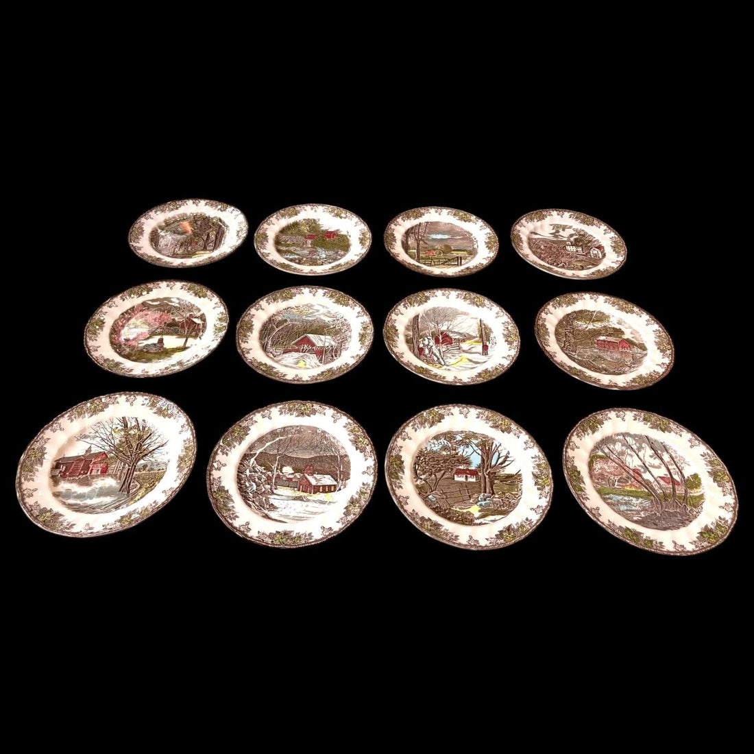 Juego de platos Johnson Brothers The Friendly Village - Cositas Antiguas – La Guadaña, Anticuarios Online en Jerez , vender antigüedades, muebles antiguos