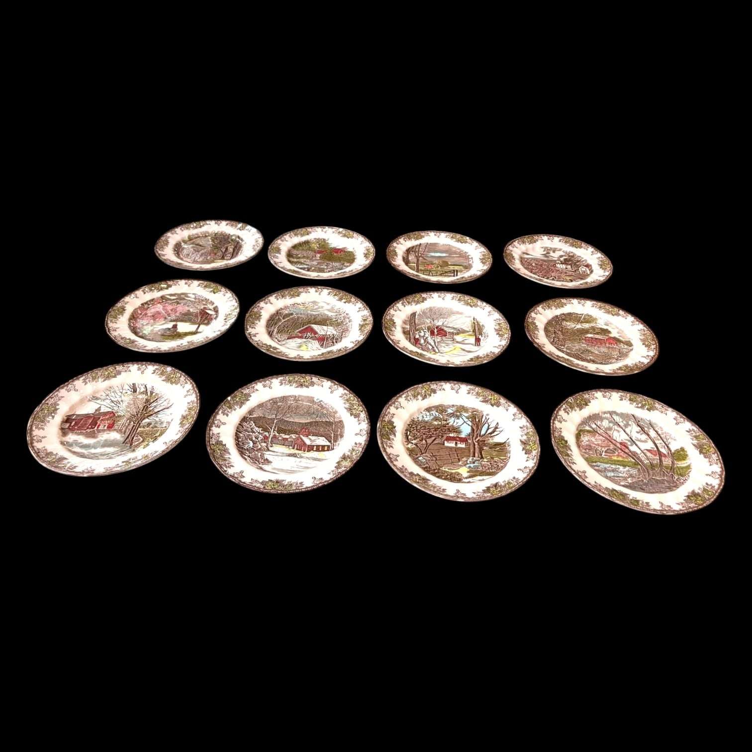 Juego de platos Johnson Brothers The Friendly Village - Cositas Antiguas – La Guadaña, Anticuarios Online en Jerez , vender antigüedades, muebles antiguos