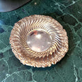 Panera de metal plateado con borde decorado clásico - Cositas Antiguas – La Guadaña, Anticuarios Online en Jerez , vender antigüedades, muebles antiguos