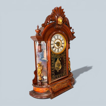 Reloj de sobremesa estilo victoriano con despertador - Cositas Antiguas – La Guadaña, Anticuarios Online en Jerez , vender antigüedades, muebles antiguos
