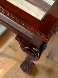 Mesa expositora de caoba y cristal biselado antigua - Cositas Antiguas – La Guadaña, Anticuarios Online en Jerez , vender antigüedades, muebles antiguos