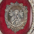 Relicario Virgen del Perpetuo Socorro en metal plateado - Cositas Antiguas – La Guadaña, Anticuarios Online en Jerez , vender antigüedades, muebles antiguos