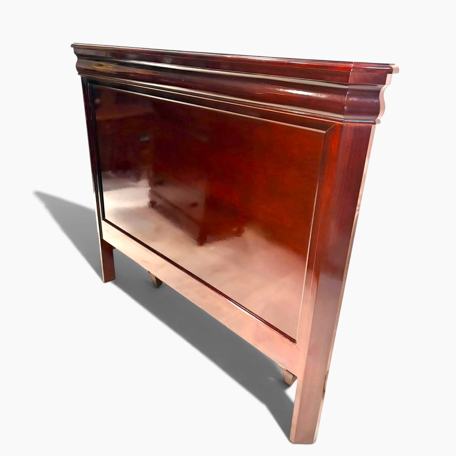 Cabecero de caoba clásico para dormitorio - Cositas Antiguas – La Guadaña, Anticuarios Online en Jerez , vender antigüedades, muebles antiguos