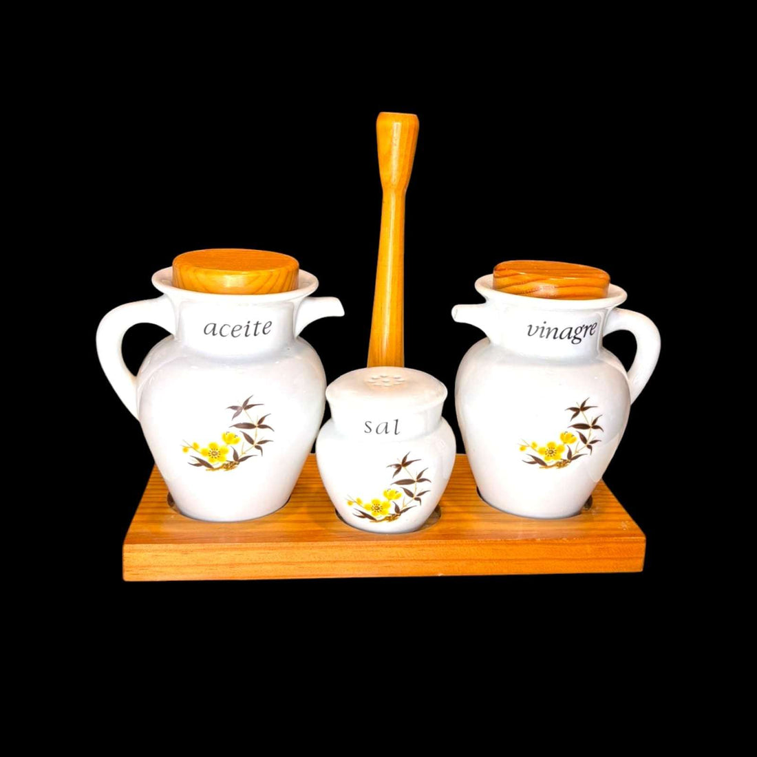 Set de Tarros de porcelana vintage para cocina - Cositas Antiguas – La Guadaña, Anticuarios Online en Jerez , vender antigüedades, muebles antiguos