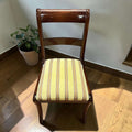 Lote de 8 sillas de caoba tapizadas para comedor clásico - Cositas Antiguas – La Guadaña, Anticuarios Online en Jerez , vender antigüedades, muebles antiguos