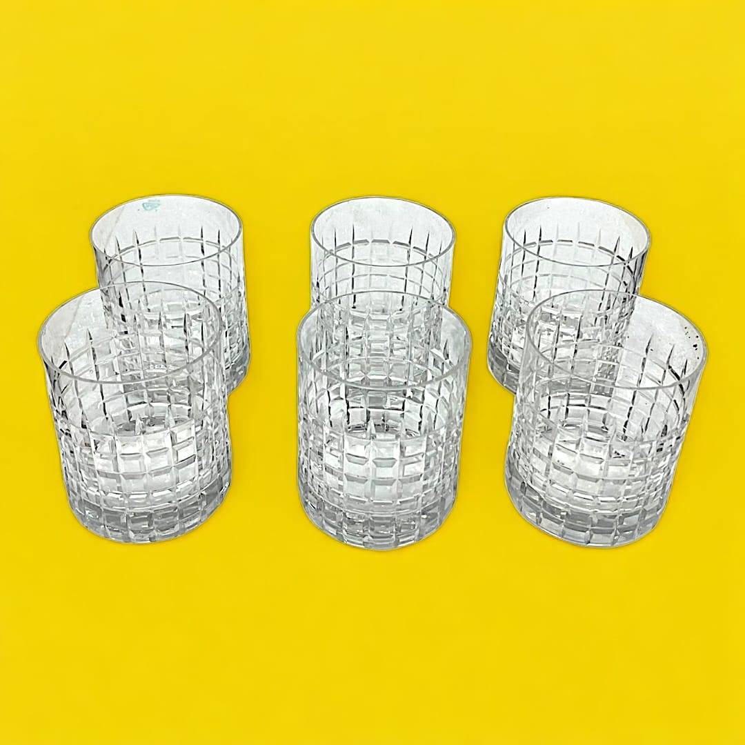 Coctelera de cristal con tapa de plata y vasos a juego - Cositas Antiguas – La Guadaña, Anticuarios Online en Jerez , vender antigüedades, muebles antiguos