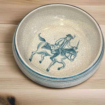 Plato de cerámica esmaltada Masipal | Artesanía española - Cositas Antiguas – La Guadaña, Anticuarios Online en Jerez , vender antigüedades, muebles antiguos