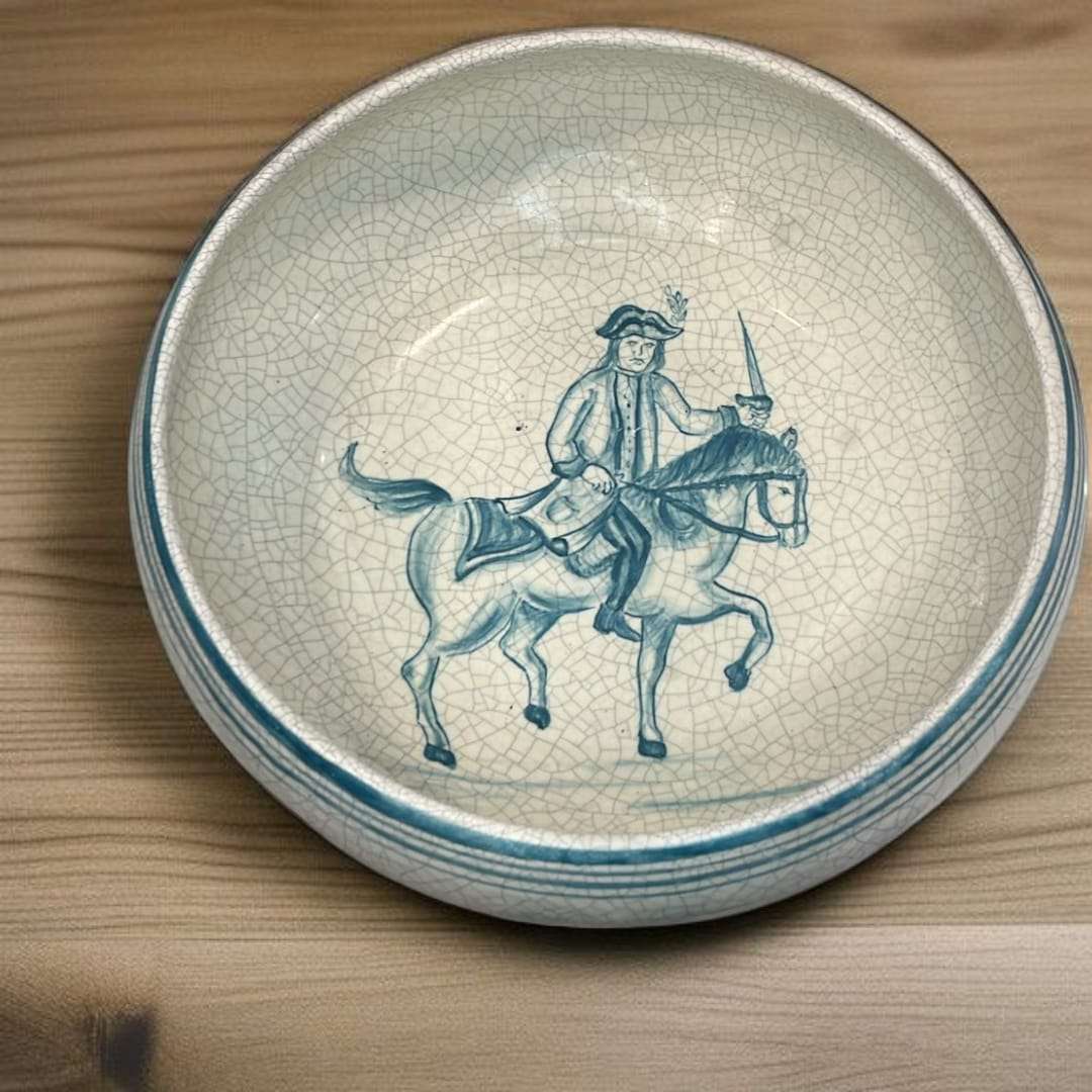 Plato de cerámica esmaltada Masipal | Artesanía española - Cositas Antiguas – La Guadaña, Anticuarios Online en Jerez , vender antigüedades, muebles antiguos