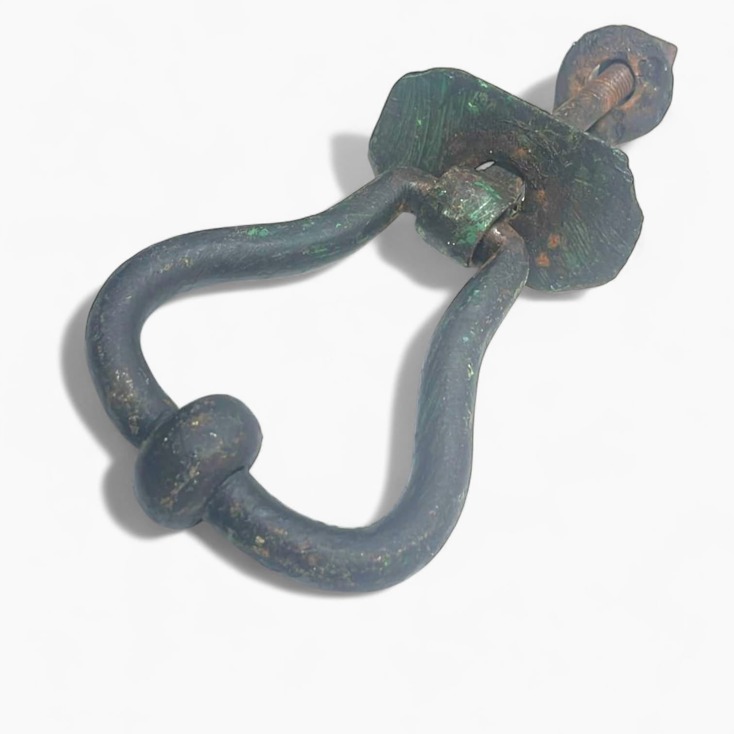Albada de forja antigua – llamador artesanal único - Cositas Antiguas – La Guadaña, Anticuarios Online en Jerez , vender antigüedades, muebles antiguos