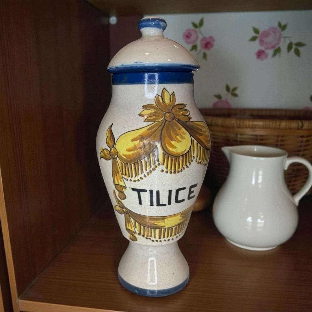Tarro antiguo Albaredo Farmacia – Tilice, siglo XIX - Cositas Antiguas – La Guadaña, Anticuarios Online en Jerez , vender antigüedades, muebles antiguos