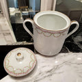 Azucarero de porcelana francesa con tapa y asas doradas - Cositas Antiguas – La Guadaña, Anticuarios Online en Jerez , vender antigüedades, muebles antiguos