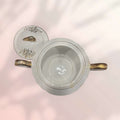 Azucarero Royal Gijón S de porcelana con detalles dorados - Cositas Antiguas – La Guadaña, Anticuarios Online en Jerez , vender antigüedades, muebles antiguos