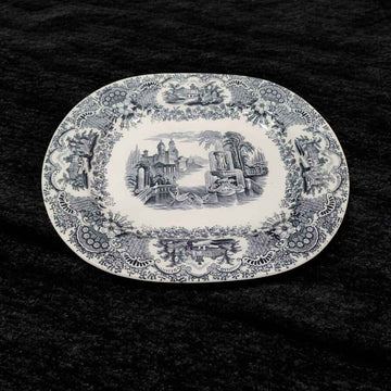 Bandeja Pickman Negra Siglo XIX | Antigüedad Exclusiva - Cositas Antiguas – La Guadaña, Anticuarios Online en Jerez , vender antigüedades, muebles antiguos