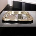 Bandeja de metal plateado con diseño ondulado clásico - Cositas Antiguas – La Guadaña, Anticuarios Online en Jerez , vender antigüedades, muebles antiguos