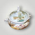 Bombonera de porcelana pintada a mano, edición limitada - Cositas Antiguas – La Guadaña, Anticuarios Online en Jerez , vender antigüedades, muebles antiguos