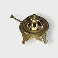 Brasero de metal dorado con badilla – arte clásico - Cositas Antiguas – La Guadaña, Anticuarios Online en Jerez , vender antigüedades, muebles antiguos