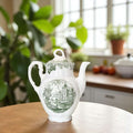 Cafetera de La Cartuja de Loza – Elegancia clásica única - Cositas Antiguas – La Guadaña, Anticuarios Online en Jerez , vender antigüedades, muebles antiguos