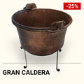 Gran Caldero de Cobre Antiguo con Asas – Pieza Única - Cositas Antiguas – La Guadaña, Anticuarios Online en Jerez , vender antigüedades, muebles antiguos