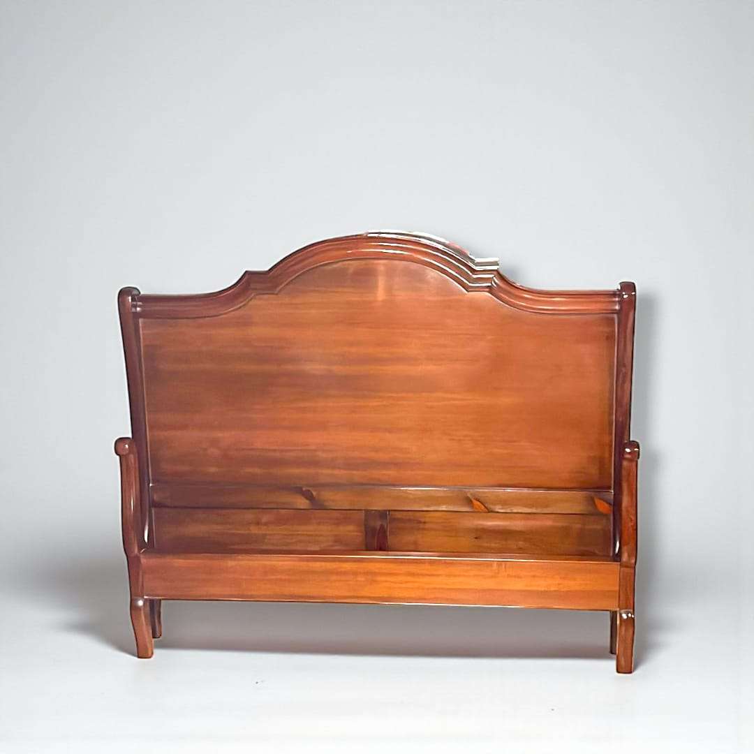 Cama de matrimonio de caoba elegante y única - Cositas Antiguas – La Guadaña, Anticuarios Online en Jerez , vender antigüedades, muebles antiguos