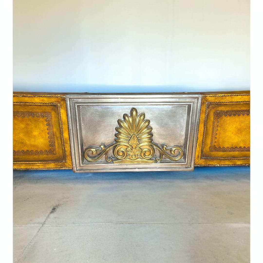 Cama estilo Imperio Maitland Smith queen-size elegante - Cositas Antiguas – La Guadaña, Anticuarios Online en Jerez , vender antigüedades, muebles antiguos