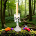 Candeleros de cristal antiguos | Elegancia y tradición - Cositas Antiguas – La Guadaña, Anticuarios Online en Jerez , vender antigüedades, muebles antiguos